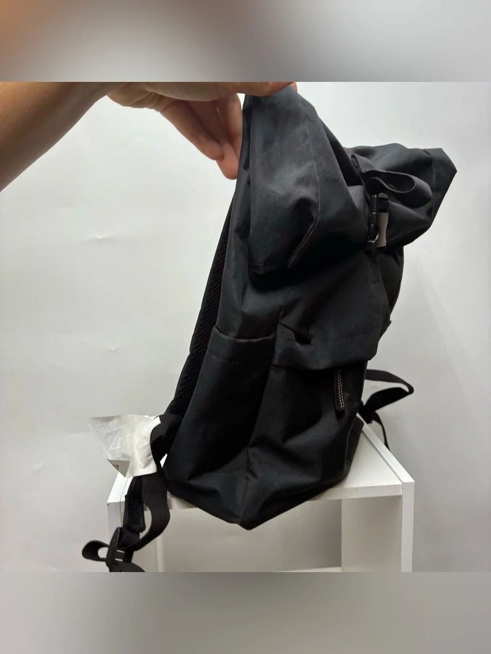 IKEA Starttid 18 L Laptop Backpack Black Padded Fold Over Bag School College